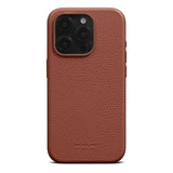 iPhone 15 Pro WOOLNUT Full Grain Leather Case - MagSafe Compatible - Brown