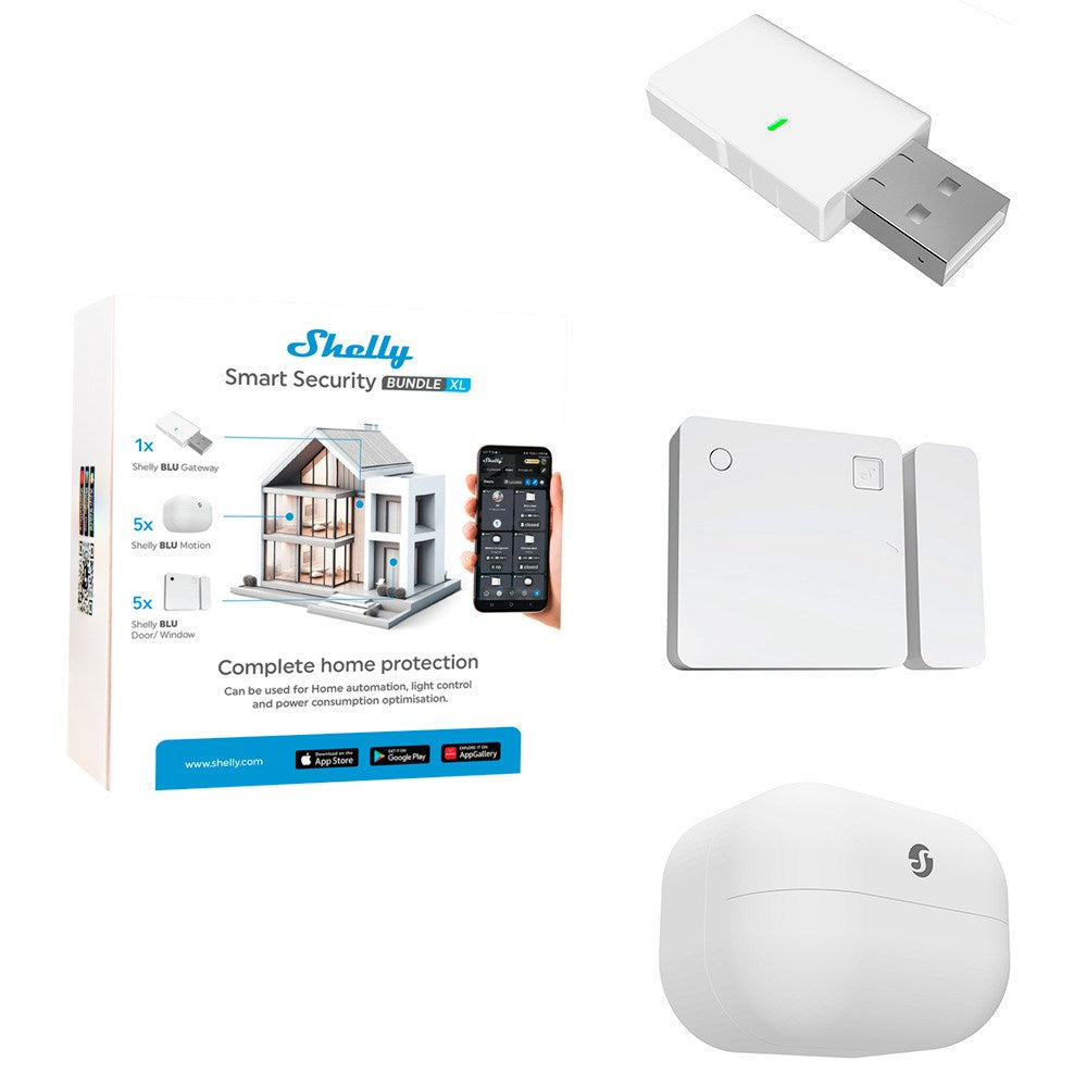 Shelly Smart Security Bundle XL - White